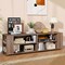 Costway 59'' Wood TV Stand Console Storage Entertainment Media Center w/ Adjustable Shelf